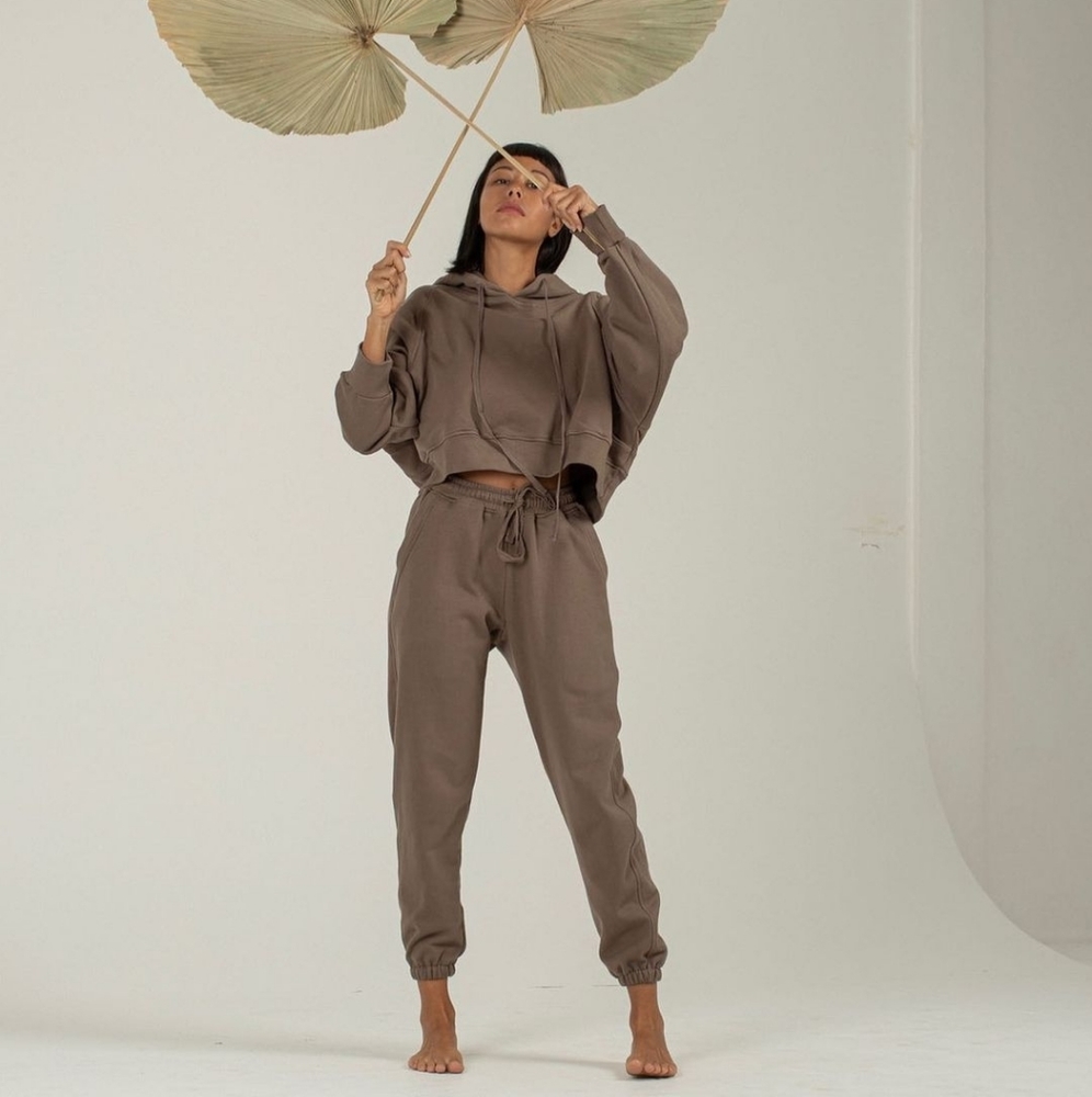 Indigo Luna Ash Gray Aurelie Lounge Sweatpant